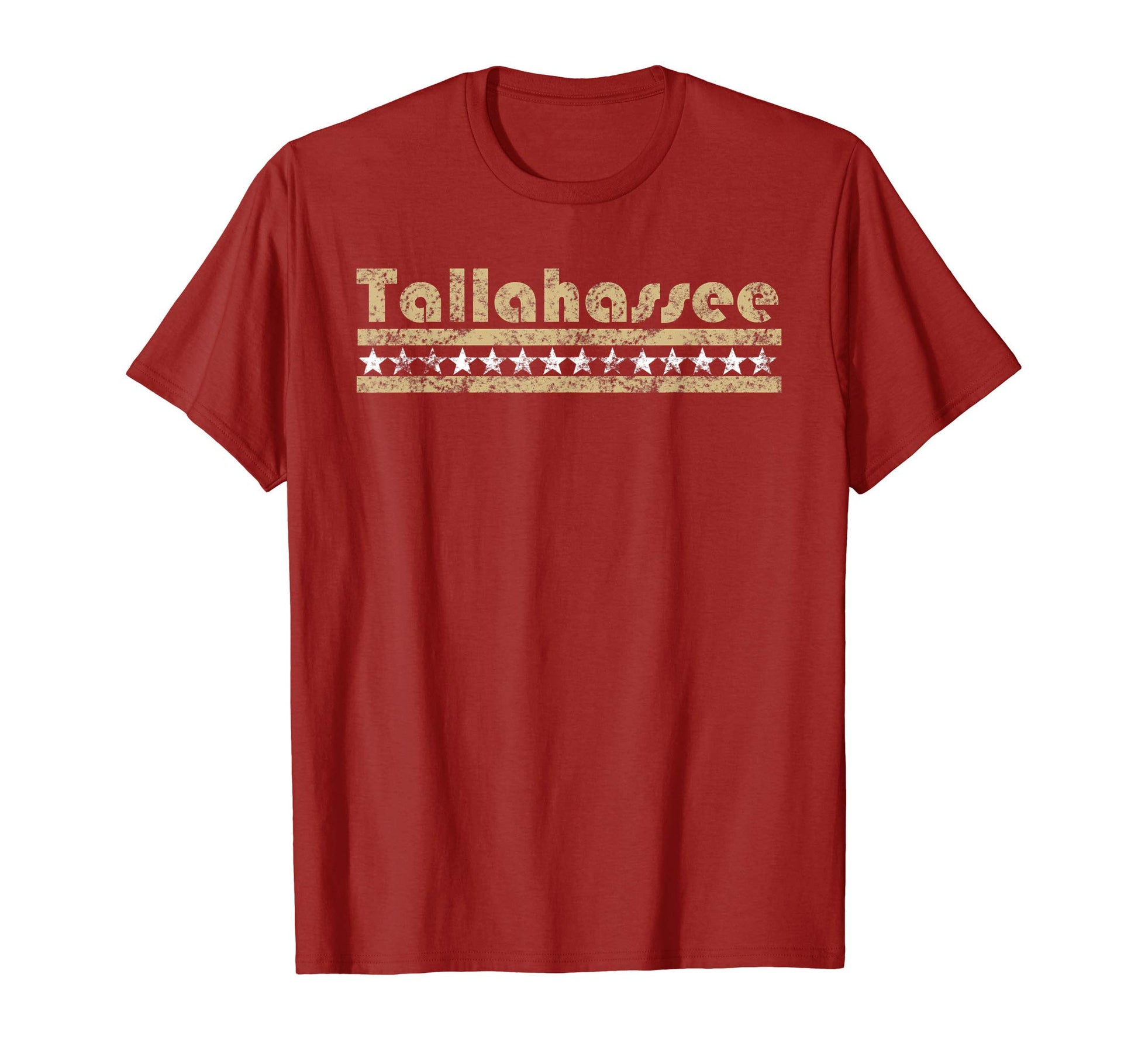 Tallahassee Florida Star Stripe T-Shirt - Aesthetic Graphic for Adults - T-Shirt, Sweatshirt, Hoodie