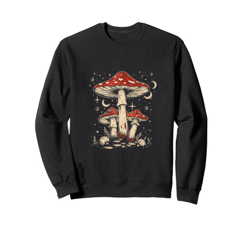 Beautiful Boho Mushroom Toadstool Sweatshirt - Novelty Apparel Unisex - T-Shirt, Sweatshirt, Hoodie