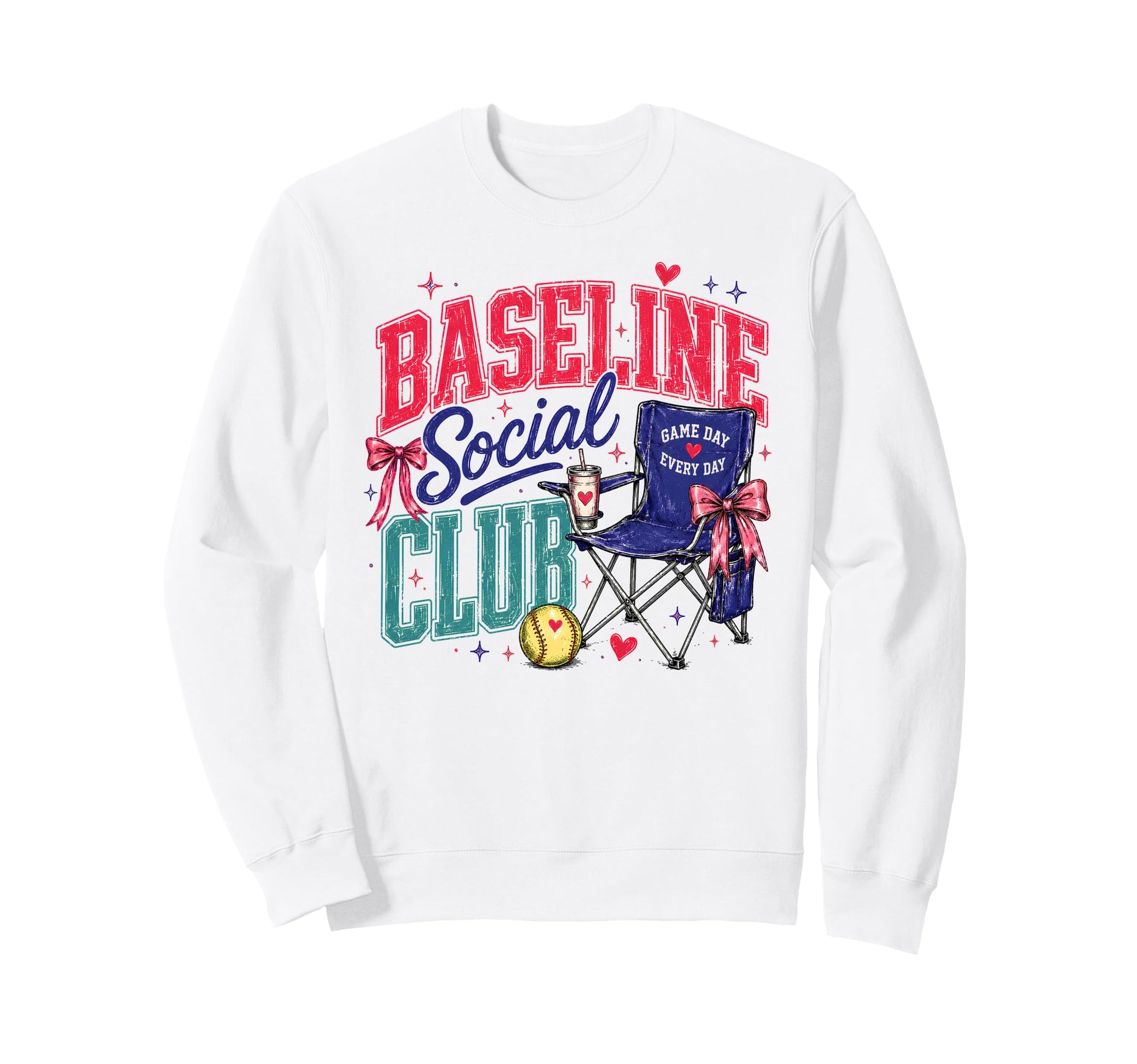 Proud Softball Mom Sideline Fan Sweatshirt - Unique Graphic for Adults - T-Shirt, Sweatshirt, Hoodie