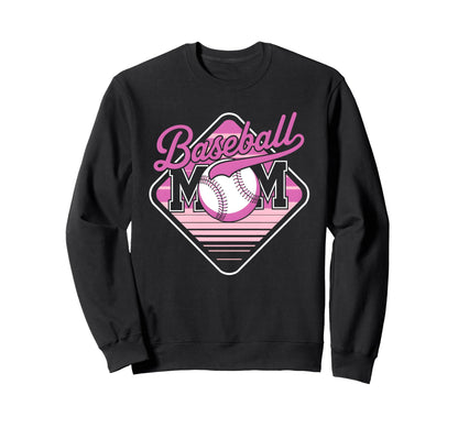 Proud Baseball Mom Game Day And Sweatshirt - Novelty Apparel Men Women - T-Shirt, Sweatshirt, Hoodie