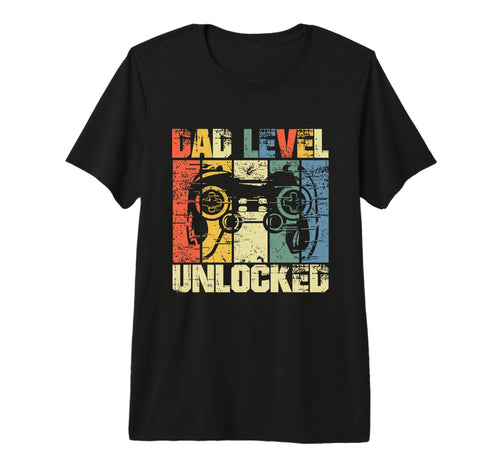 Dad Level Unlocked Gaming T-Shirt - Aesthetic Graphic for Adults - T-Shirt, Sweatshirt, Hoodie