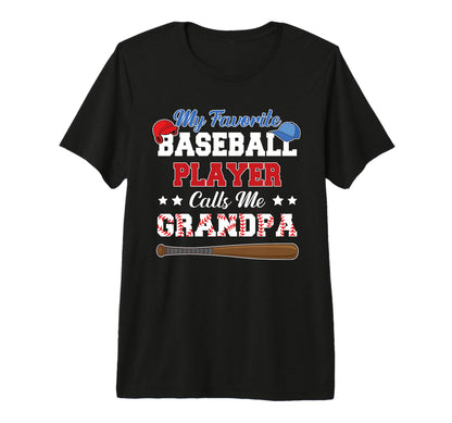 Mens My Favorite Baseball Player Calls Me T-Shirt - Graphic Print Unisex - T-Shirt, Sweatshirt, Hoodie