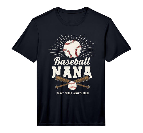 Mens Baseball Nana Proud Grandma T-Shirt - Casual Everyday Wear Men Women - T-Shirt, Sweatshirt, Hoodie
