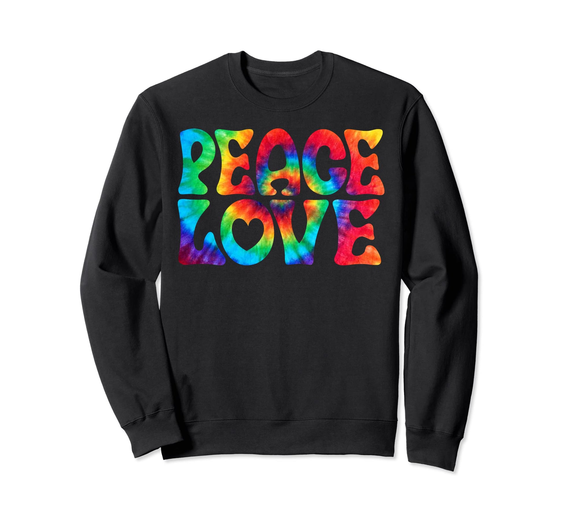 Peace Love Finger Funny Hand Sweatshirt - Fun Novelty Design Men Women - T-Shirt, Sweatshirt, Hoodie