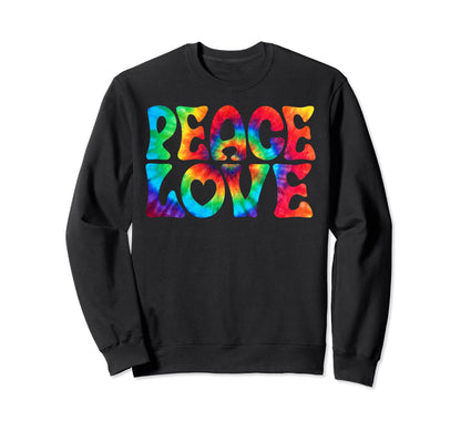 Peace Love Finger Funny Hand Sweatshirt - Fun Novelty Design Men Women - T-Shirt, Sweatshirt, Hoodie