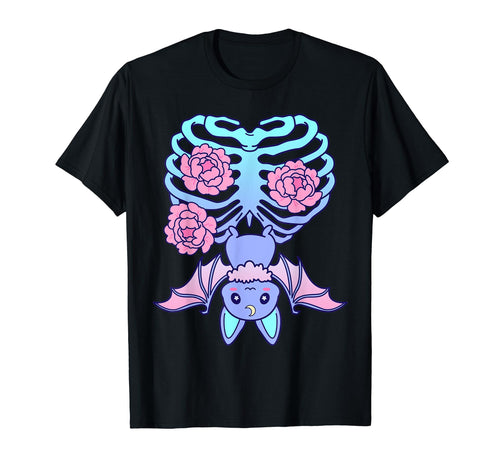 Kawaii Pastel Goth Creepy Bat Vaporwave T-Shirt - Custom Art Print Unisex - T-Shirt, Sweatshirt, Hoodie