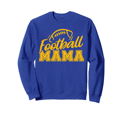 Womens Game Day Blue And Yellow Sweatshirt - Fun Novelty Design for Adults - T-Shirt, Sweatshirt, Hoodie