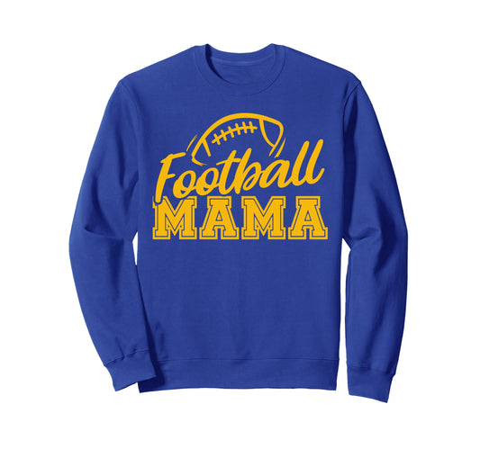 Womens Game Day Blue And Yellow Sweatshirt - Fun Novelty Design for Adults - T-Shirt, Sweatshirt, Hoodie