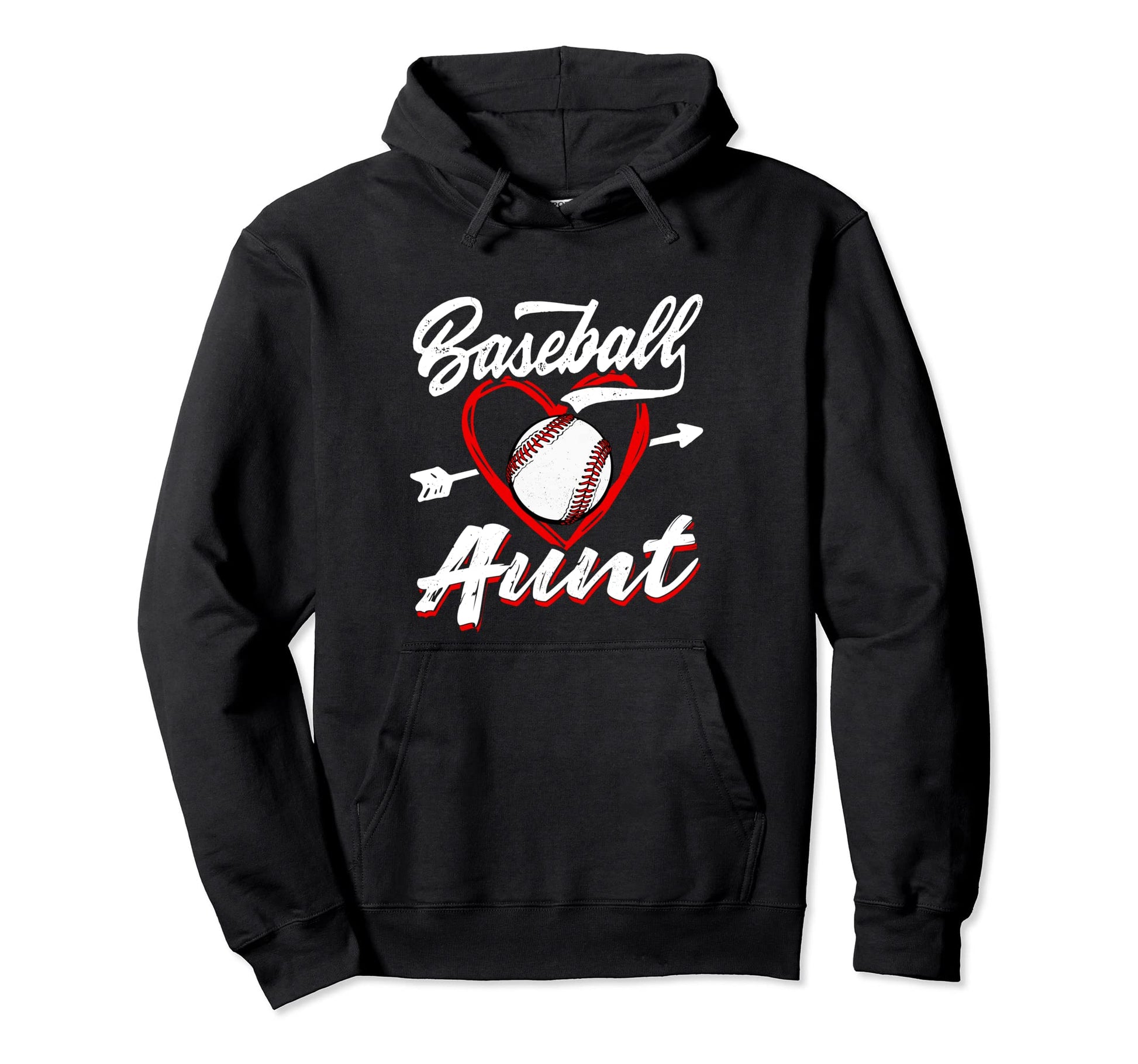 Heart Aunt Baseball Lover Retirement Hoodie - Minimalist Print Unisex - T-Shirt, Sweatshirt, Hoodie