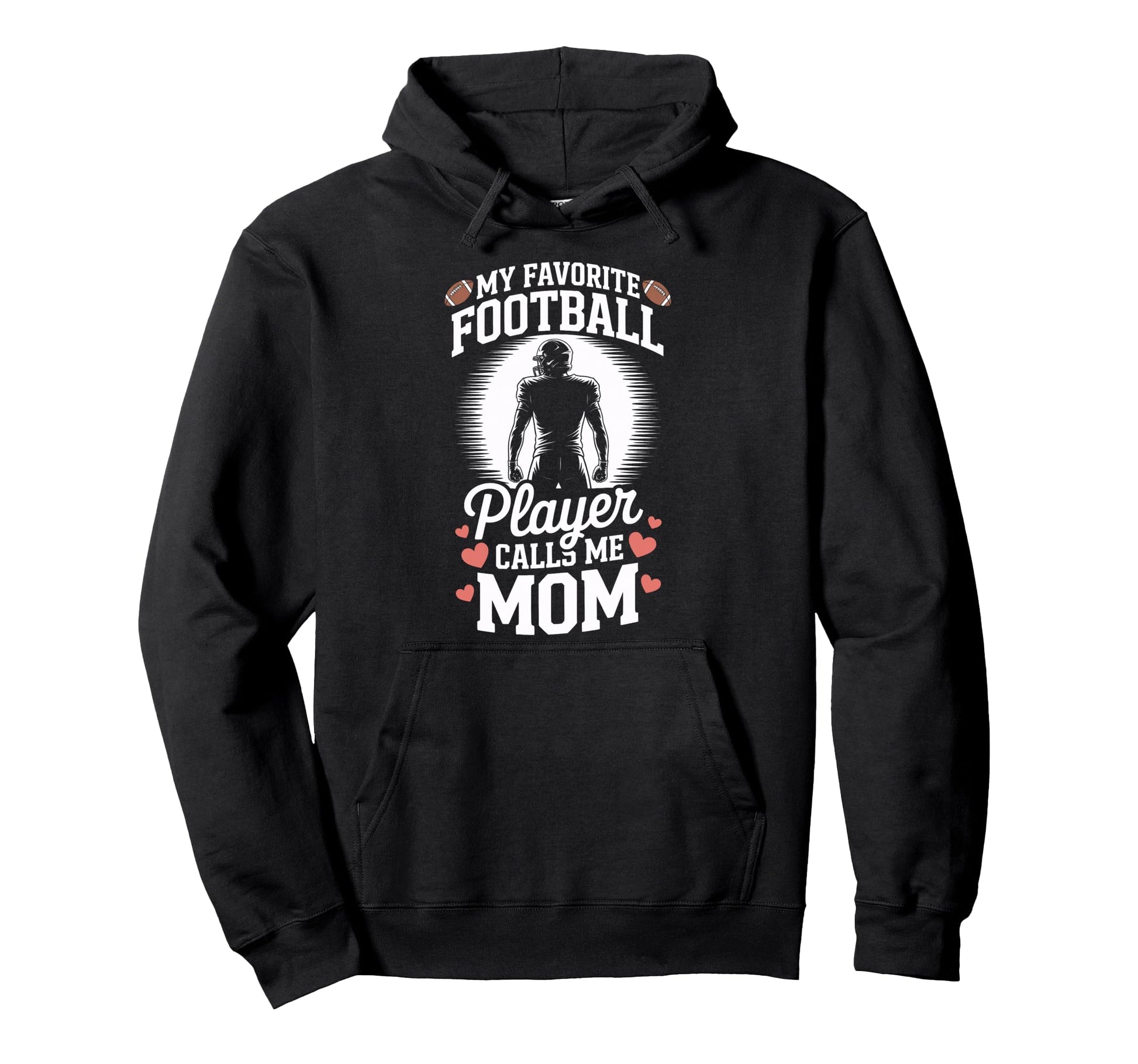 Game Day Mom My Favorite Football Player Hoodie - Streetwear Style Unisex - T-Shirt, Sweatshirt, Hoodie