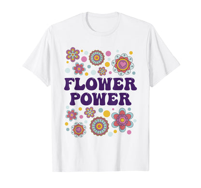 Hippy 60S 70S Peace Love Gifts T-Shirt - Custom Art Print Men Women - T-Shirt, Sweatshirt, Hoodie