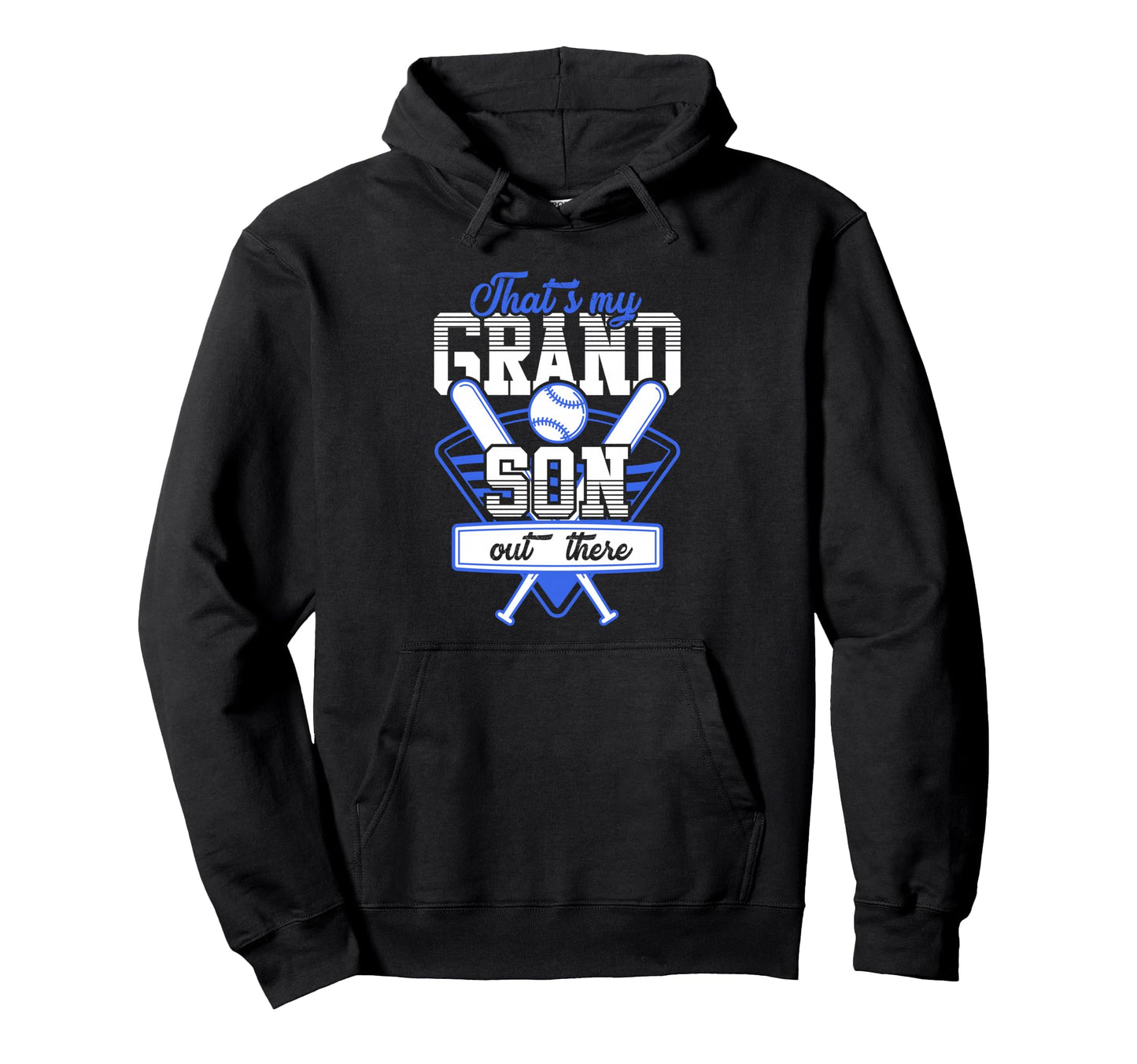 Grandparents Baseball Grandson Hoodie - Novelty Apparel for Adults - T-Shirt, Sweatshirt, Hoodie