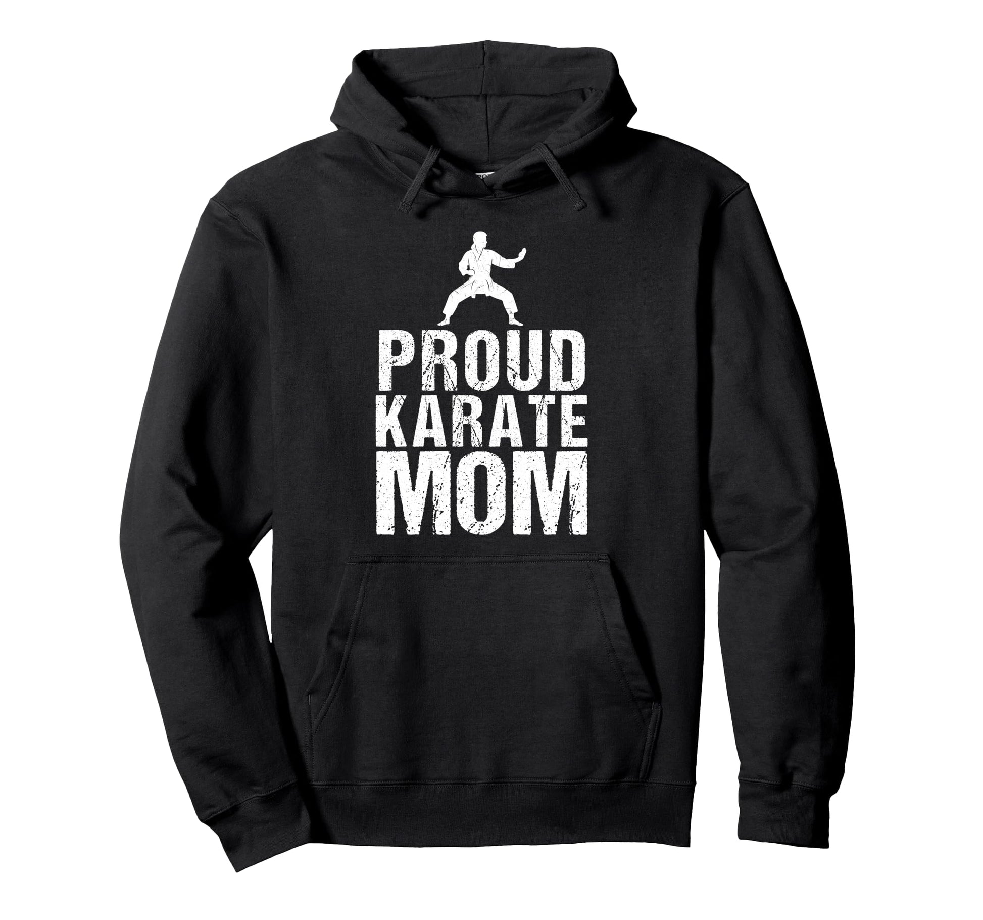 Proud Karate Mom Game Day Sports Hoodie - Custom Art Print for Adults - T-Shirt, Sweatshirt, Hoodie