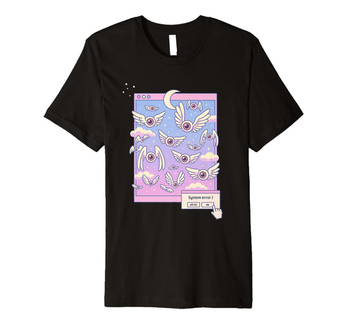 Weirdcore Winged Eyes Pastel Dreamcore T-Shirt - Novelty Apparel Unisex - T-Shirt, Sweatshirt, Hoodie