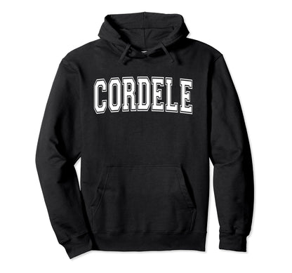 Cordele Ga Georgia Usa Sports Varsity Hoodie - Fun Novelty Design Unisex - T-Shirt, Sweatshirt, Hoodie