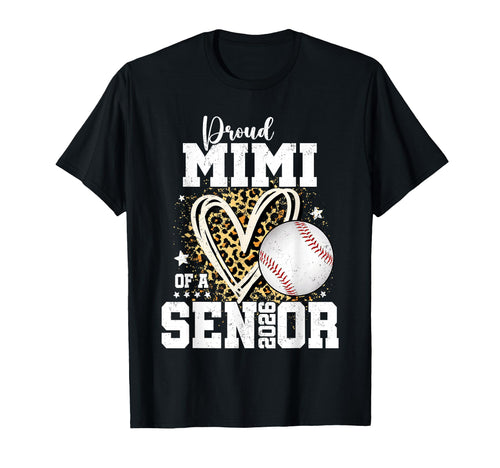 Proud Mimi 2026 Senior Baseball T-Shirt - Aesthetic Graphic Unisex - T-Shirt, Sweatshirt, Hoodie