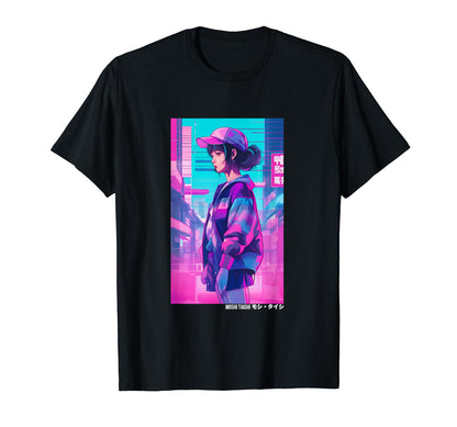 Vaporwave Aesthetic Lofi Japan 80S T-Shirt - Novelty Apparel for Adults - T-Shirt, Sweatshirt, Hoodie