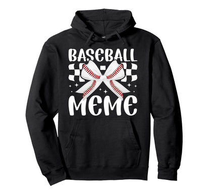 Baseball Meme Coquette Meme Baseball Hoodie - Aesthetic Graphic for Adults - T-Shirt, Sweatshirt, Hoodie