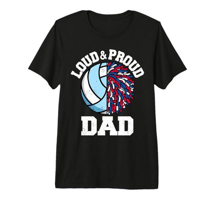 Mens Loud Proud Volleyball Cheerleader T-Shirt - Aesthetic Graphic Unisex - T-Shirt, Sweatshirt, Hoodie