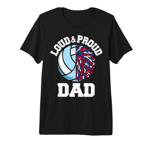Mens Loud Proud Volleyball Cheerleader T-Shirt - Aesthetic Graphic Unisex - T-Shirt, Sweatshirt, Hoodie