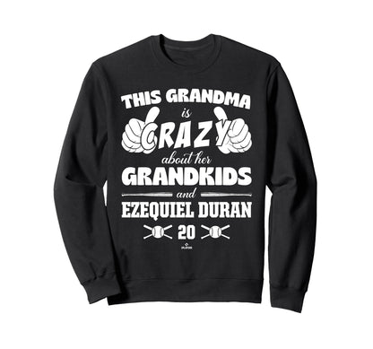 Grandma Crazy Ezequiel Duran Sweatshirt - Fun Novelty Design Men Women - T-Shirt, Sweatshirt, Hoodie