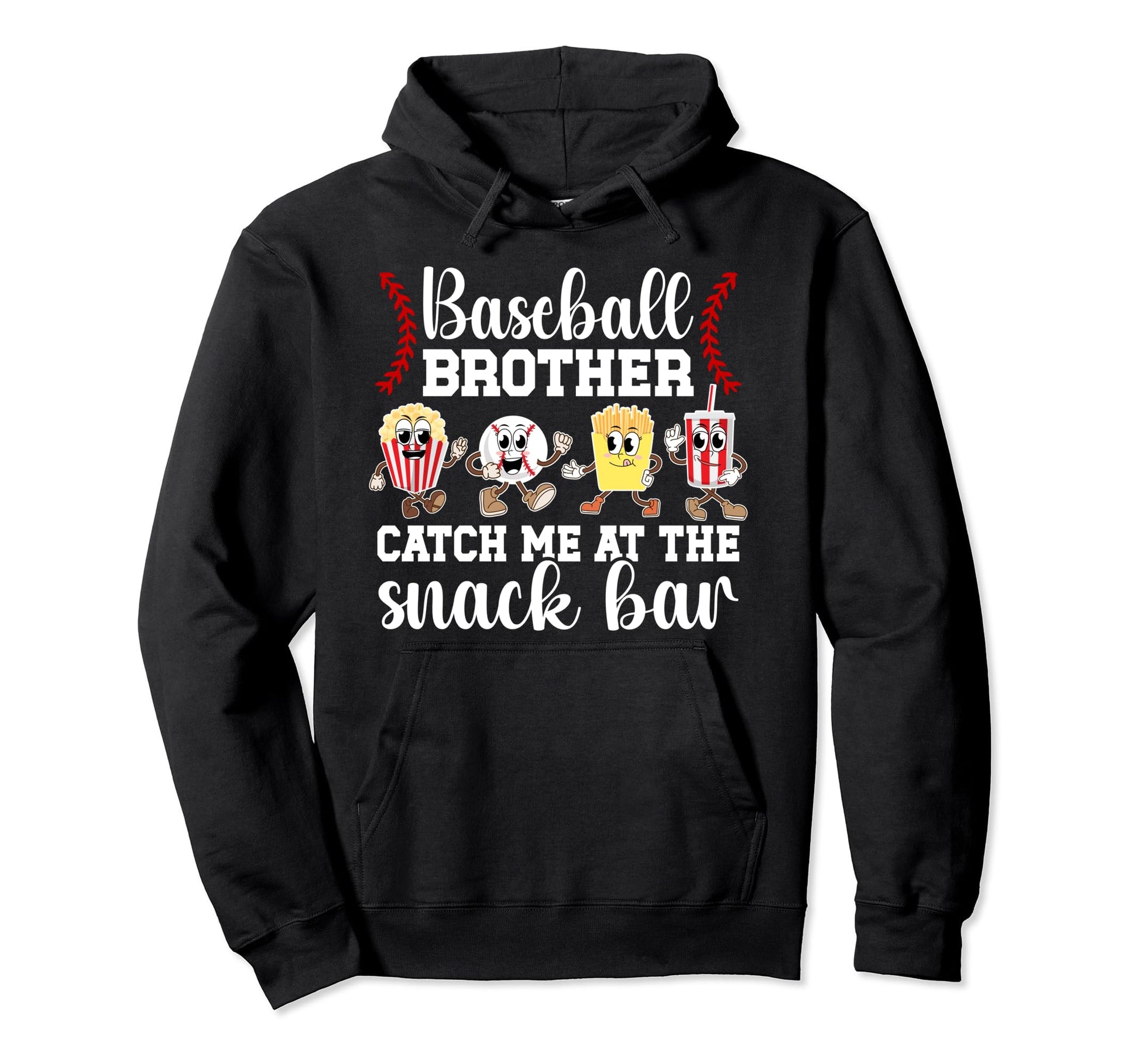 Baseball Brother Snack Bar Brother Hoodie - Aesthetic Graphic for Adults - T-Shirt, Sweatshirt, Hoodie