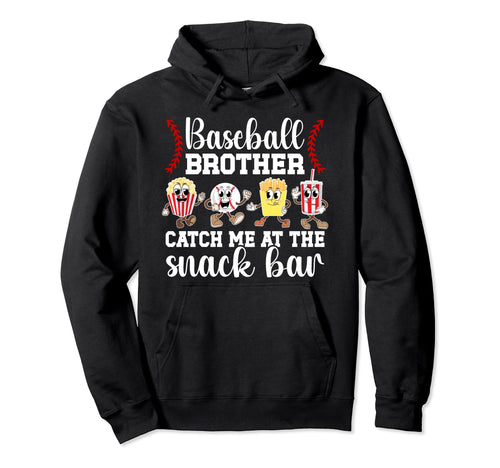 Baseball Brother Snack Bar Brother Hoodie - Aesthetic Graphic for Adults - T-Shirt, Sweatshirt, Hoodie