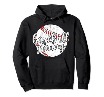 Baseball Granny Grandma Best Granny Hoodie - Aesthetic Graphic for Adults - T-Shirt, Sweatshirt, Hoodie