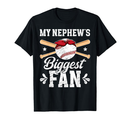 Biggest Fan Baseball Aunt Baseball T-Shirt - Streetwear Style Unisex - T-Shirt, Sweatshirt, Hoodie