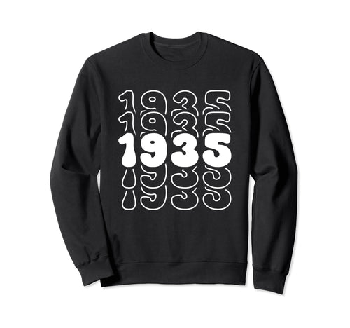 89 Year Old Groovy 89Th Birthday Sweatshirt - Graphic Print for Adults - T-Shirt, Sweatshirt, Hoodie