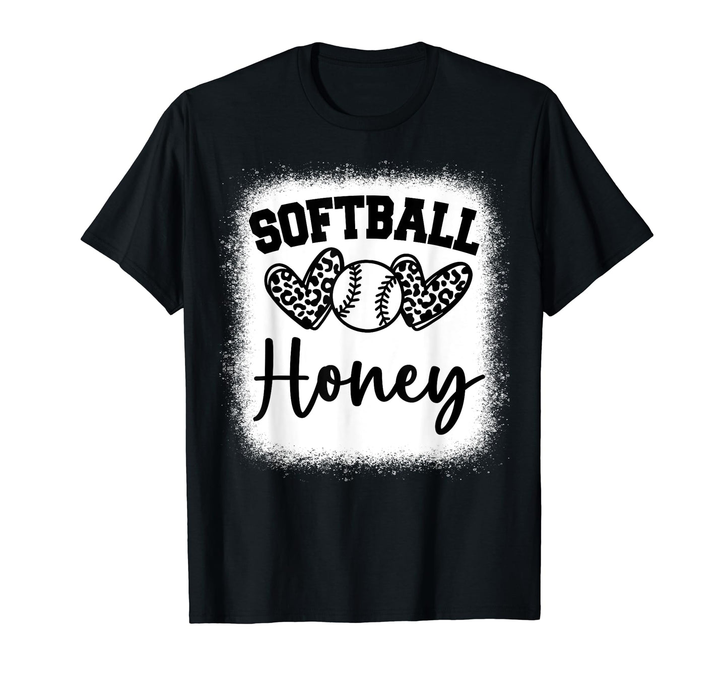 Personalized Baseball Heart Honey T-Shirt - Minimalist Print for Adults - T-Shirt, Sweatshirt, Hoodie