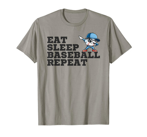 Eat Sleep Baseball Repeat Funny Parents T-Shirt - Streetwear Style Unisex - T-Shirt, Sweatshirt, Hoodie