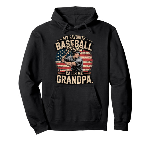 My Favorite Baseball Player Calls Me Hoodie - Aesthetic Graphic Unisex - T-Shirt, Sweatshirt, Hoodie