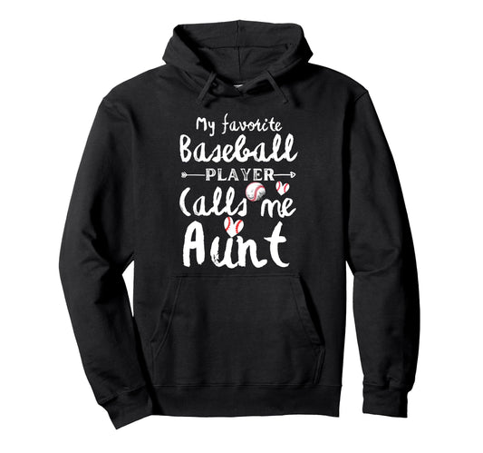 My Favorite Baseball Player Calls Me Hoodie - Aesthetic Graphic Men Women - T-Shirt, Sweatshirt, Hoodie