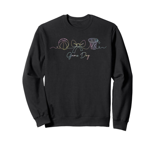 Continuous Line Coquette Bow Sweatshirt - Casual Everyday Wear for Adults - T-Shirt, Sweatshirt, Hoodie