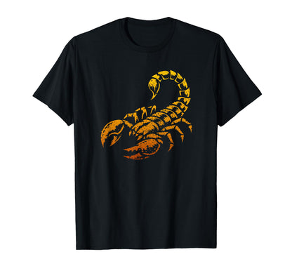 Scorpion Grunge Distressed Desert T-Shirt - Minimalist Print Men Women - T-Shirt, Sweatshirt, Hoodie