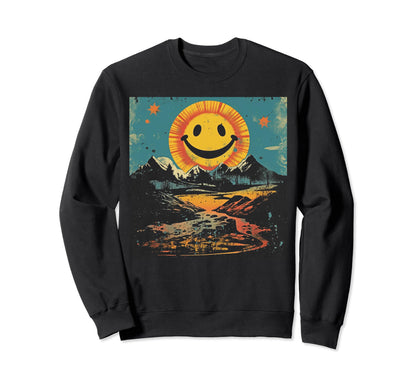Sun Boho Groovy Sunshine Grunge 5 Sweatshirt - Minimalist Print Unisex - T-Shirt, Sweatshirt, Hoodie