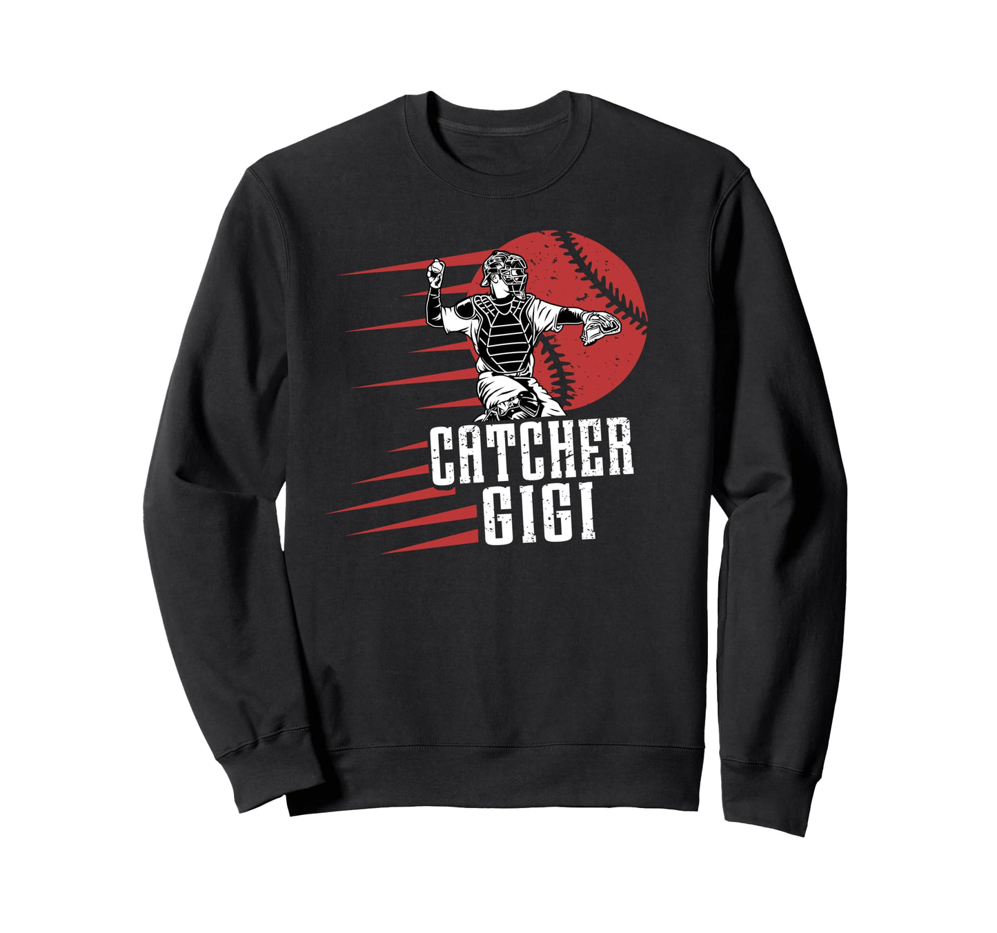 Baseball Catcher Gigi Baseball Catcher Sweatshirt - Graphic Print Unisex - T-Shirt, Sweatshirt, Hoodie