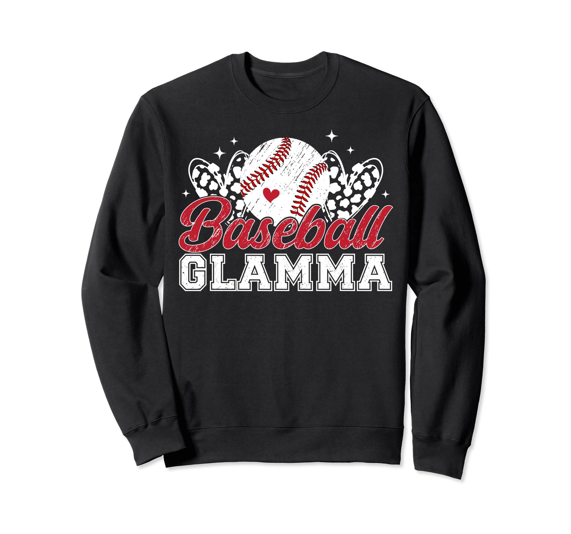 Baseball Glamma Grandma Glamma Sweatshirt - Unique Graphic for Adults - T-Shirt, Sweatshirt, Hoodie