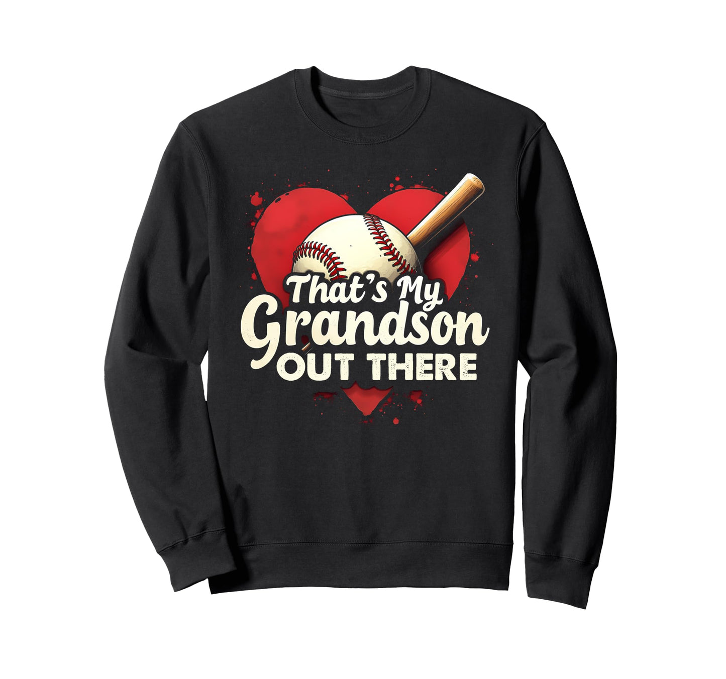 Proud Grandpa Baseball Sweatshirt - Fun Novelty Design for Adults - T-Shirt, Sweatshirt, Hoodie