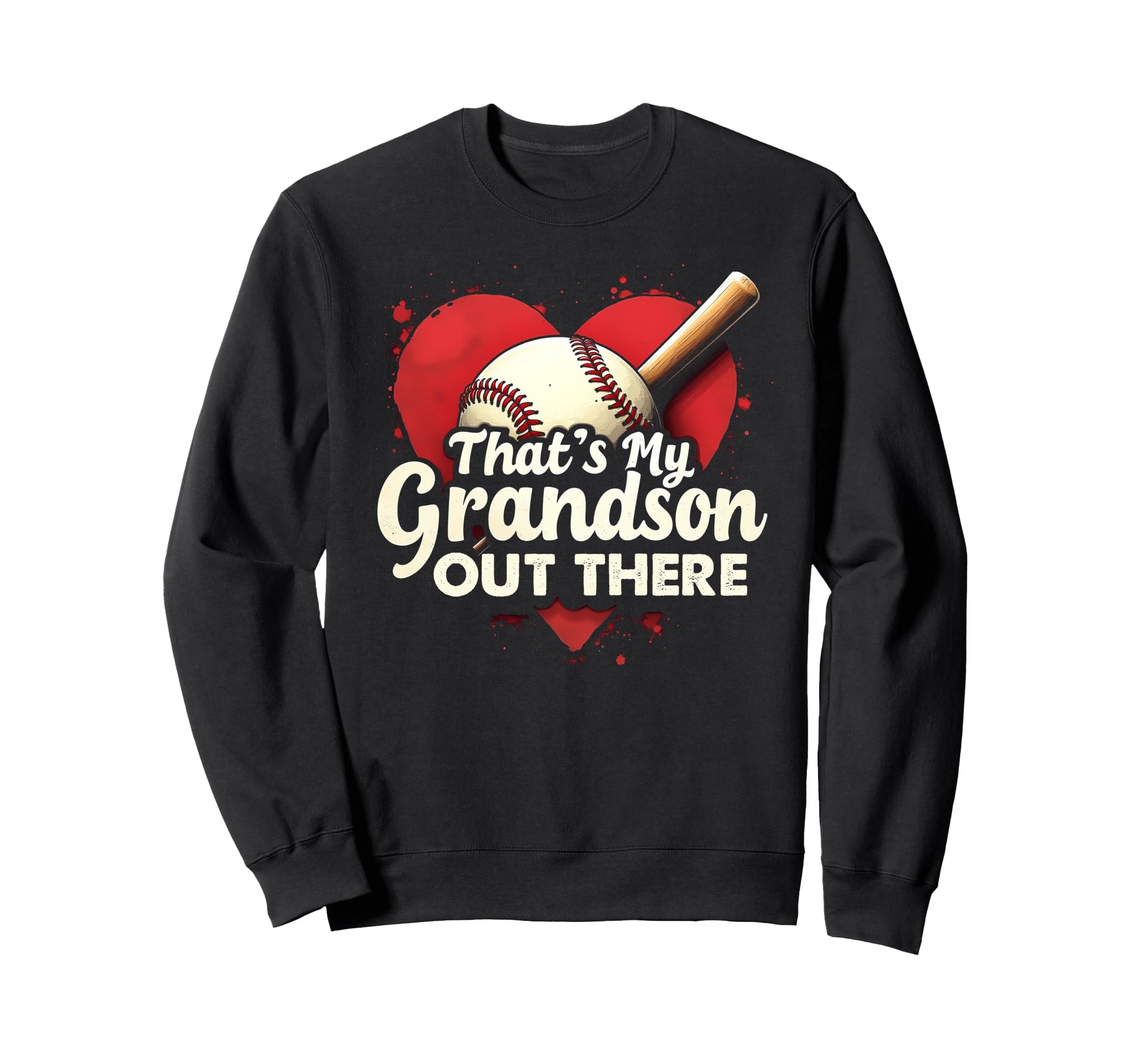 Proud Grandpa Baseball Sweatshirt - Fun Novelty Design for Adults - T-Shirt, Sweatshirt, Hoodie
