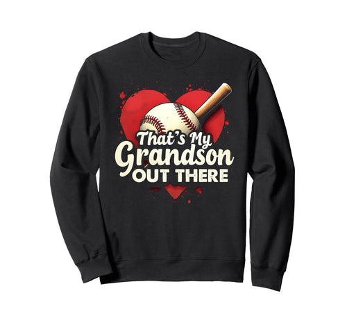 Proud Grandpa Baseball Sweatshirt - Fun Novelty Design for Adults - T-Shirt, Sweatshirt, Hoodie