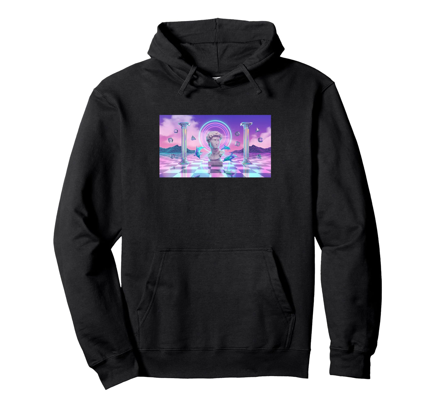 Vaporwave Aesthetic Trippy Vapor Wave Hoodie - Unique Graphic Unisex - T-Shirt, Sweatshirt, Hoodie