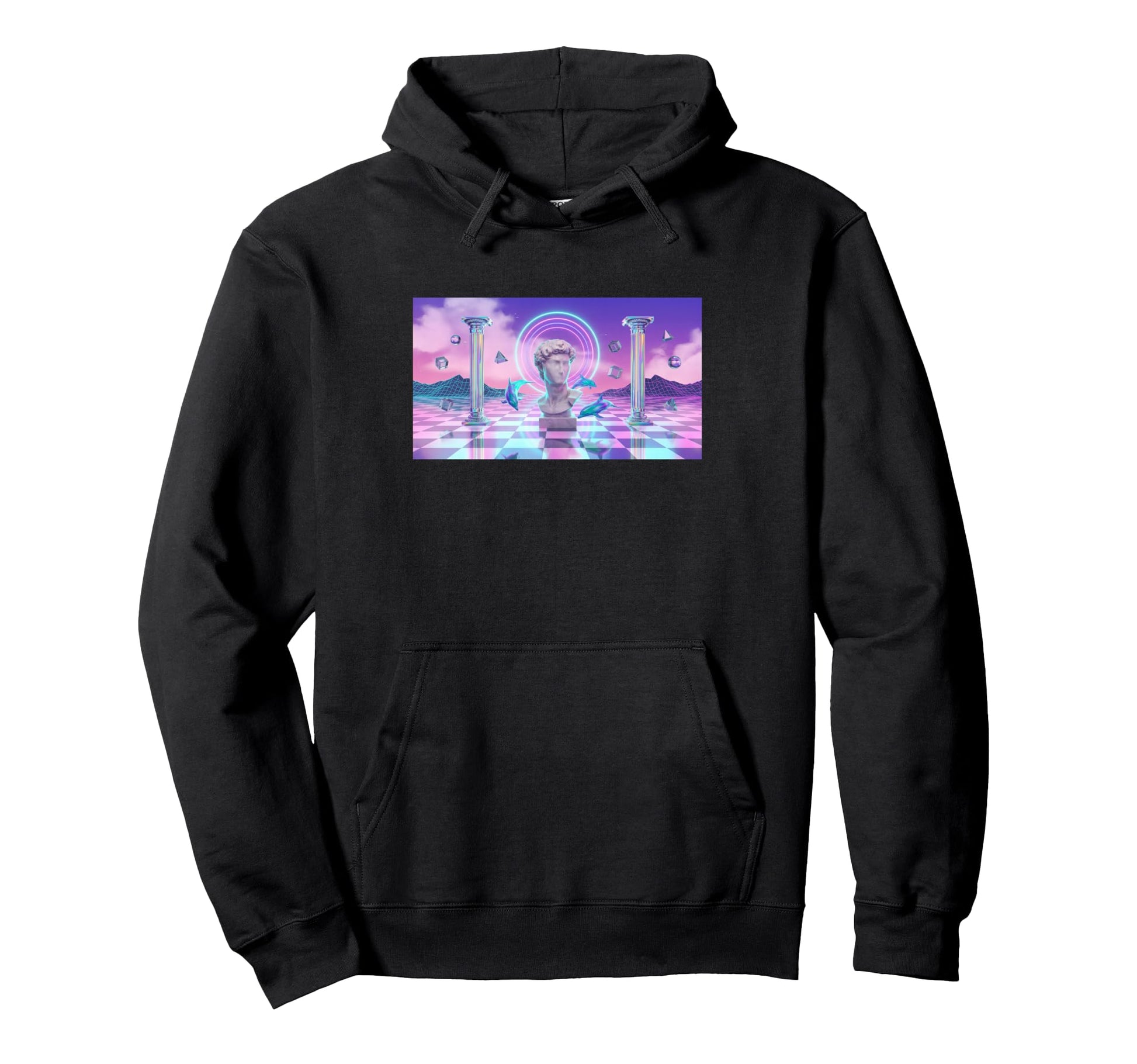 Vaporwave Aesthetic Trippy Vapor Wave Hoodie - Unique Graphic Unisex - T-Shirt, Sweatshirt, Hoodie