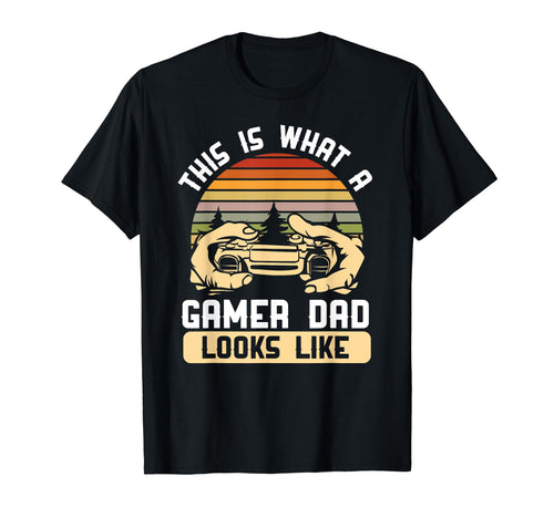 This Is What Gamer Dad Looks Like T-Shirt - Minimalist Print for Adults - T-Shirt, Sweatshirt, Hoodie