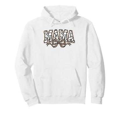 Leopard Volleyball Mama Coquette Bow Game Hoodie - Graphic Print Men Women - T-Shirt, Sweatshirt, Hoodie