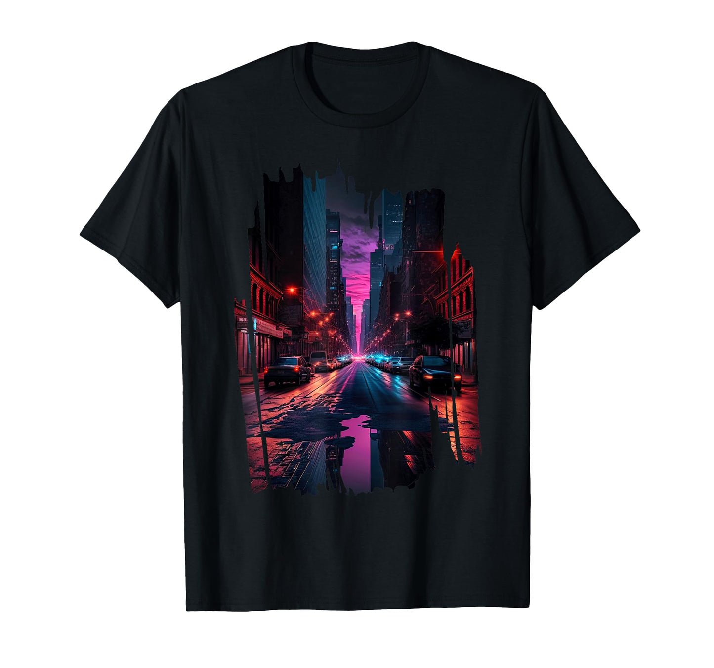 New York Vaporwave Aesthetic Love T-Shirt - Custom Art Print for Adults - T-Shirt, Sweatshirt, Hoodie