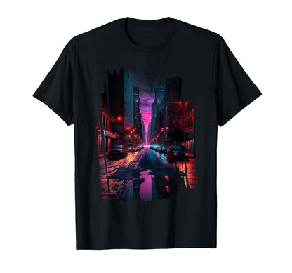 New York Vaporwave Aesthetic Love T-Shirt - Custom Art Print for Adults - T-Shirt, Sweatshirt, Hoodie