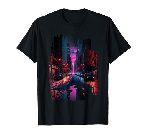 New York Vaporwave Aesthetic Love T-Shirt - Custom Art Print for Adults - T-Shirt, Sweatshirt, Hoodie