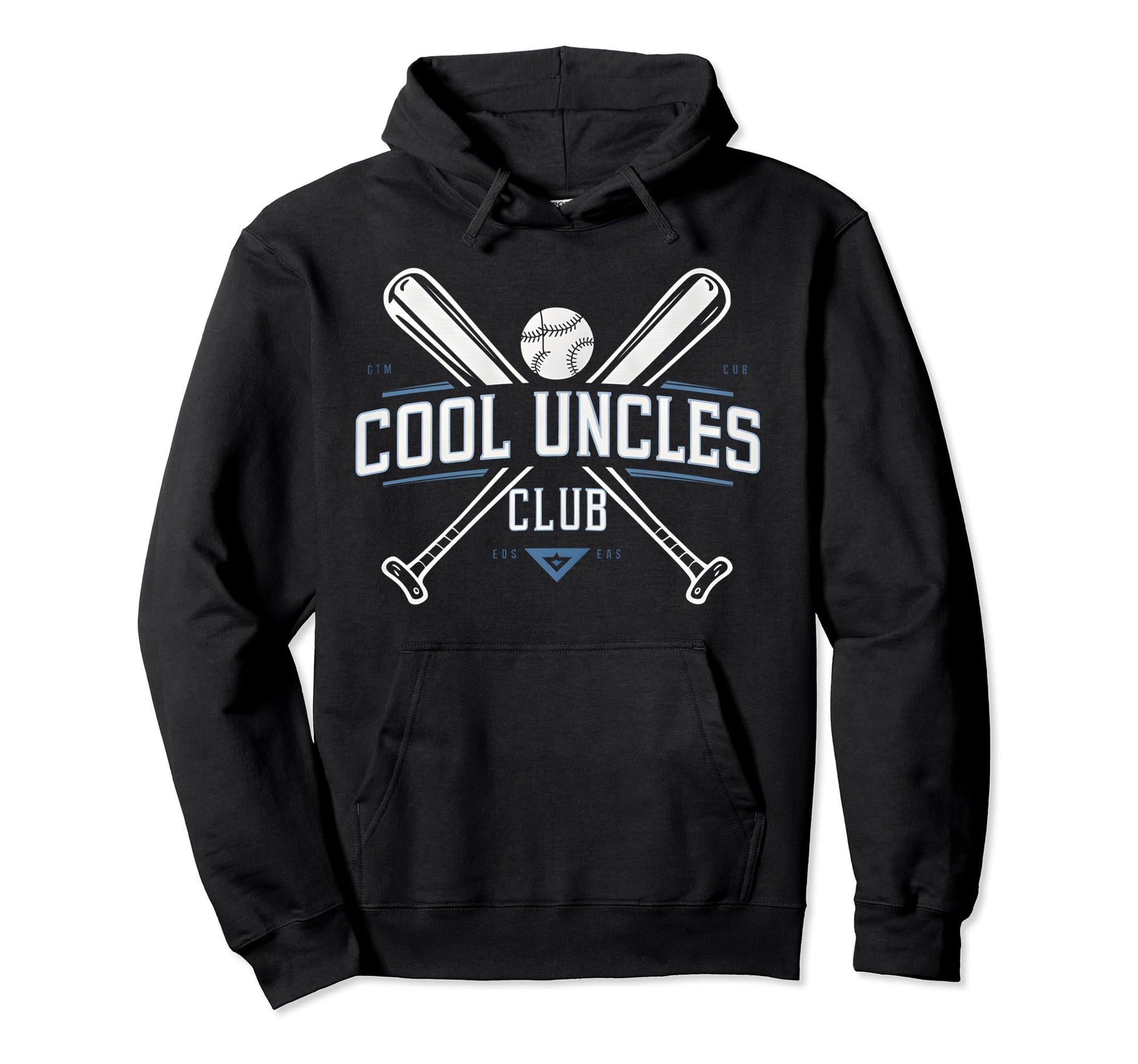 Baseball Uncle Uncles Club Hoodie - Casual Everyday Wear for Adults - T-Shirt, Sweatshirt, Hoodie